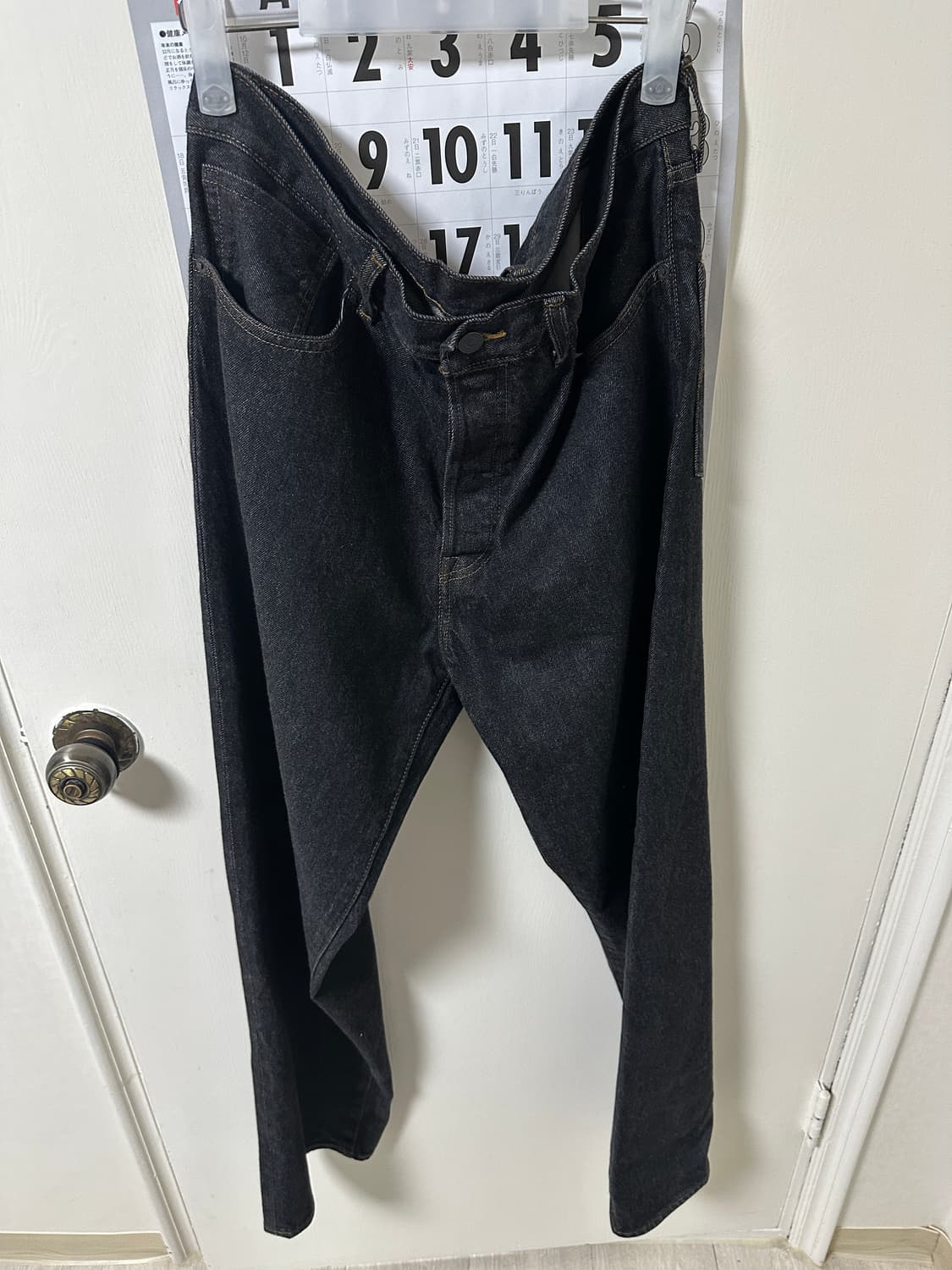 리바이스빔즈 슈퍼와이드 블랙린스 33 상품이미지1