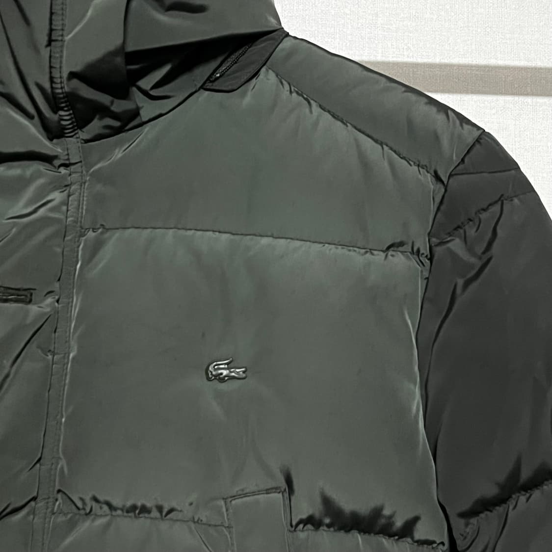 라코스테 카키 패딩 48사이즈 상품이미지5