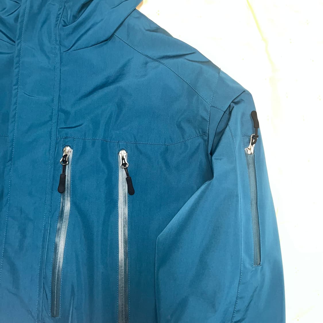 트래블 3 레이어 써밋 후드 윈드 브레이커 사파이어 블루 상품이미지3