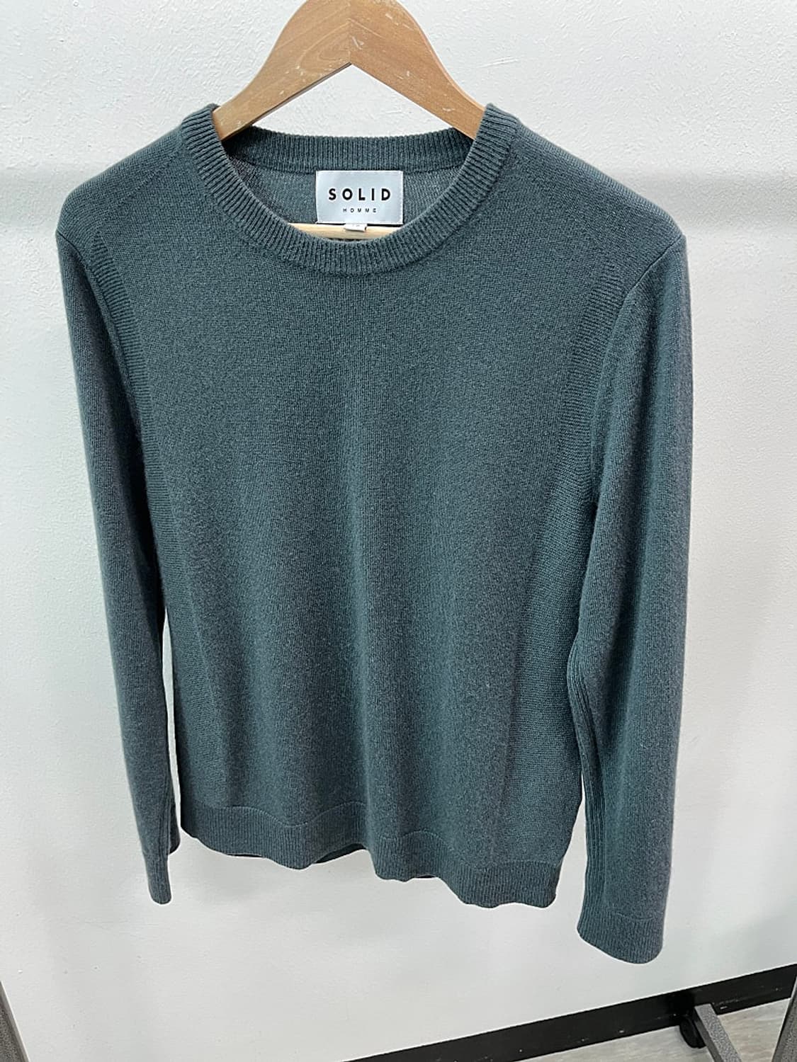 95-100) 솔리드옴므 캐시미어100% 니트  상품이미지2