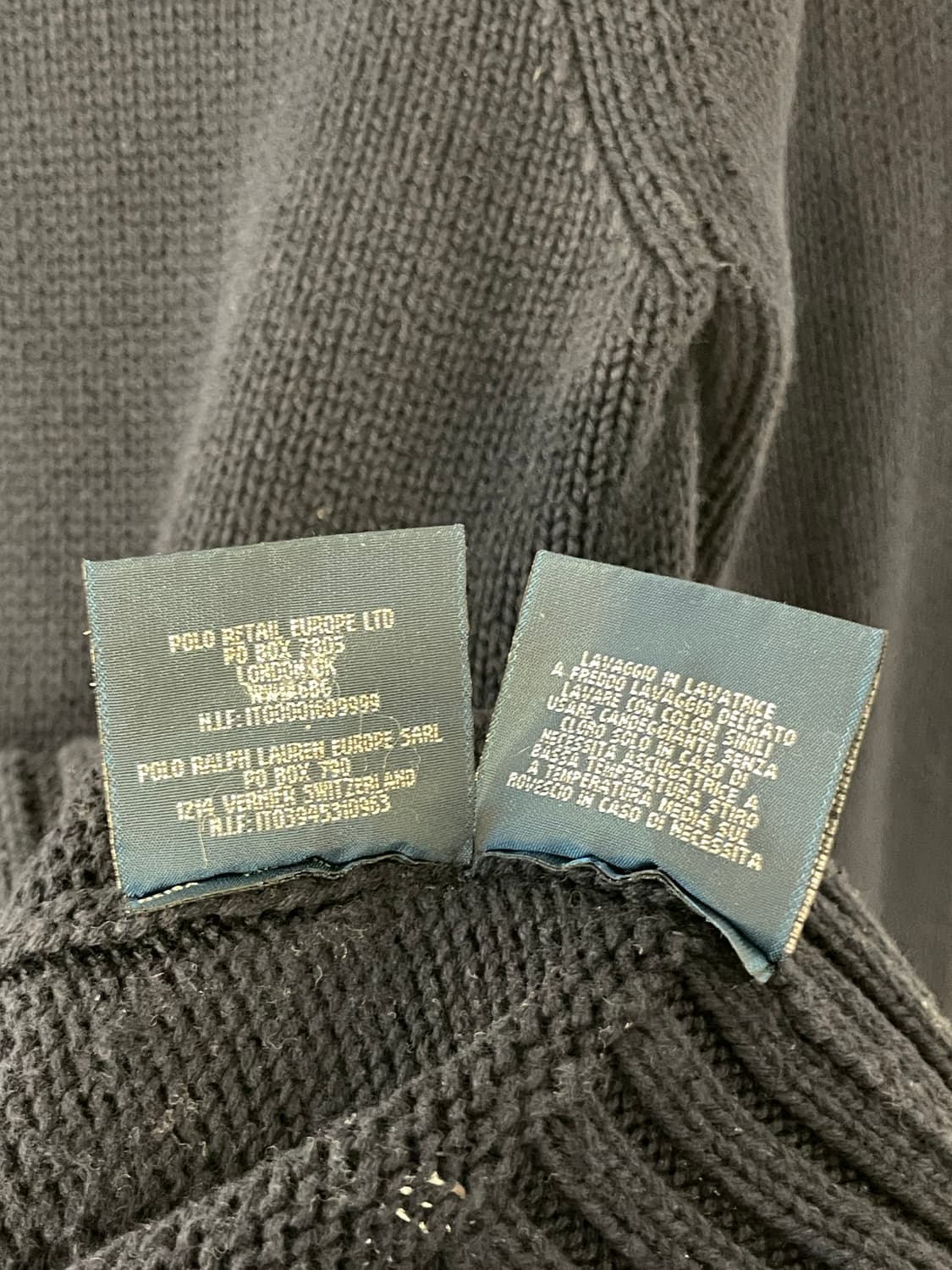 폴로 반집업 니트  상품이미지8
