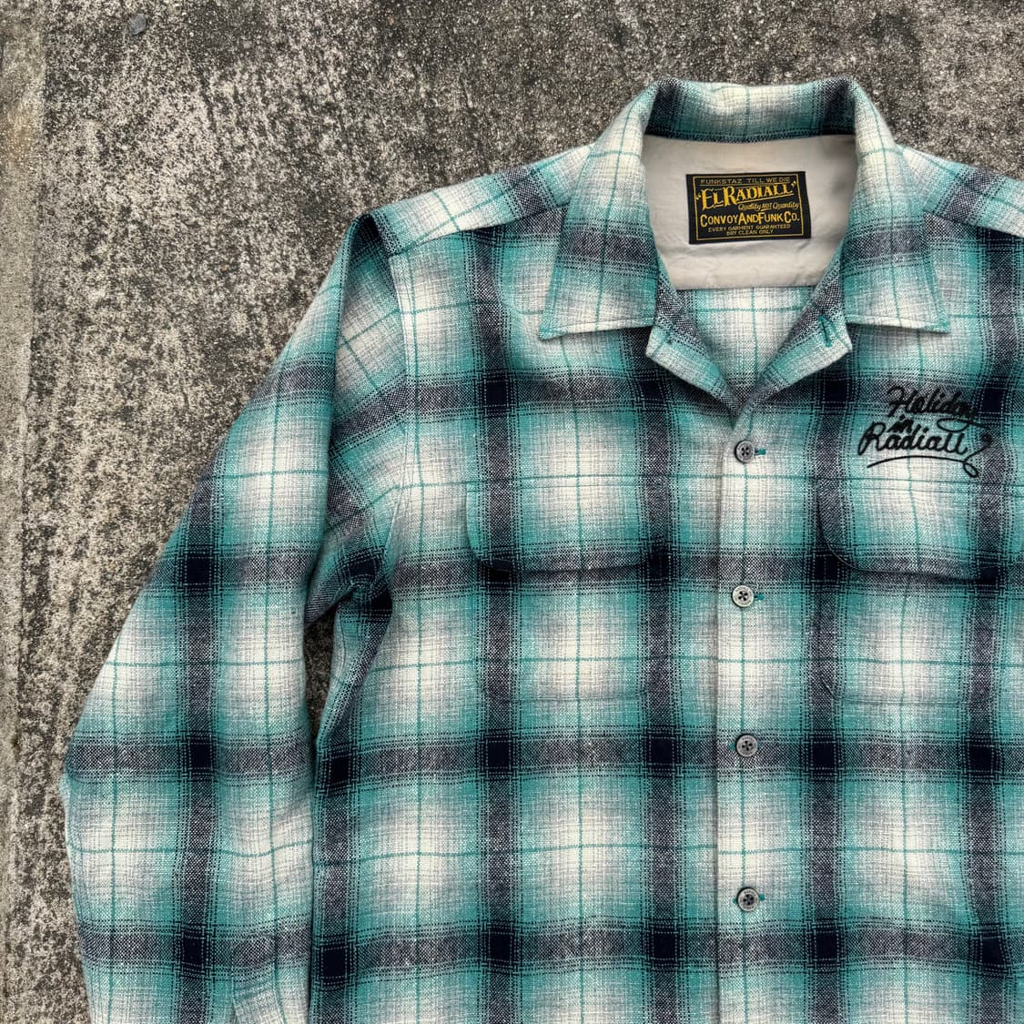[M] Radiall 라디올 체크 울 셔츠 상품이미지3
