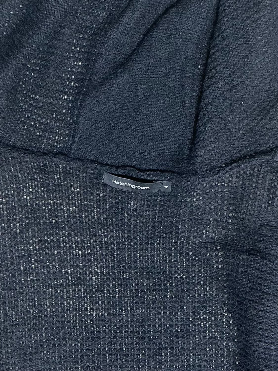 해칭룸 모헤어 니트 후디 블랙 4 상품이미지4