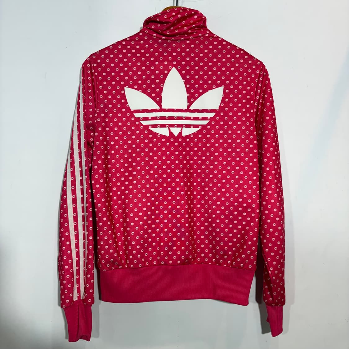 y2k 💋아디다스 립 도트 핑크 트랙탑 상품이미지6