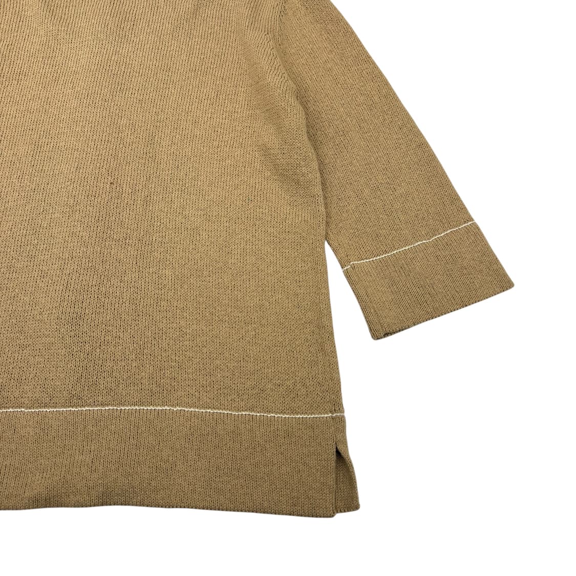 요지 야마모토 스티치 코튼 니트 7부 가디건 상품이미지6