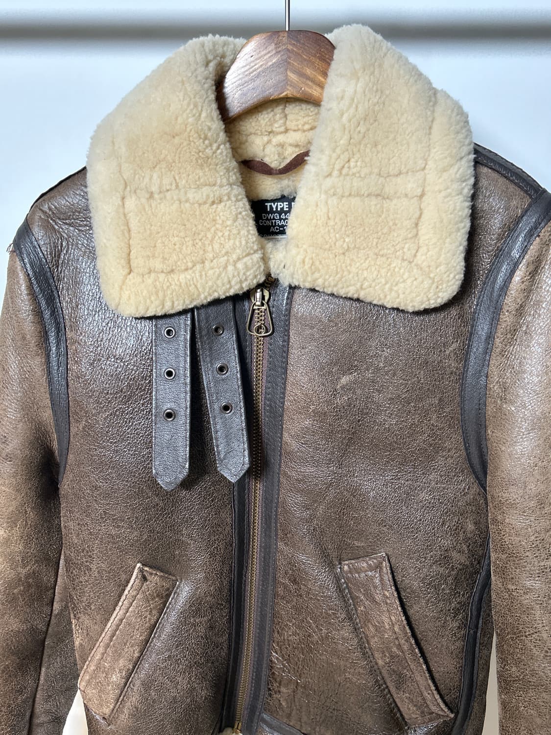 Schott B-3 Leather Mustang Jacket 상품이미지2