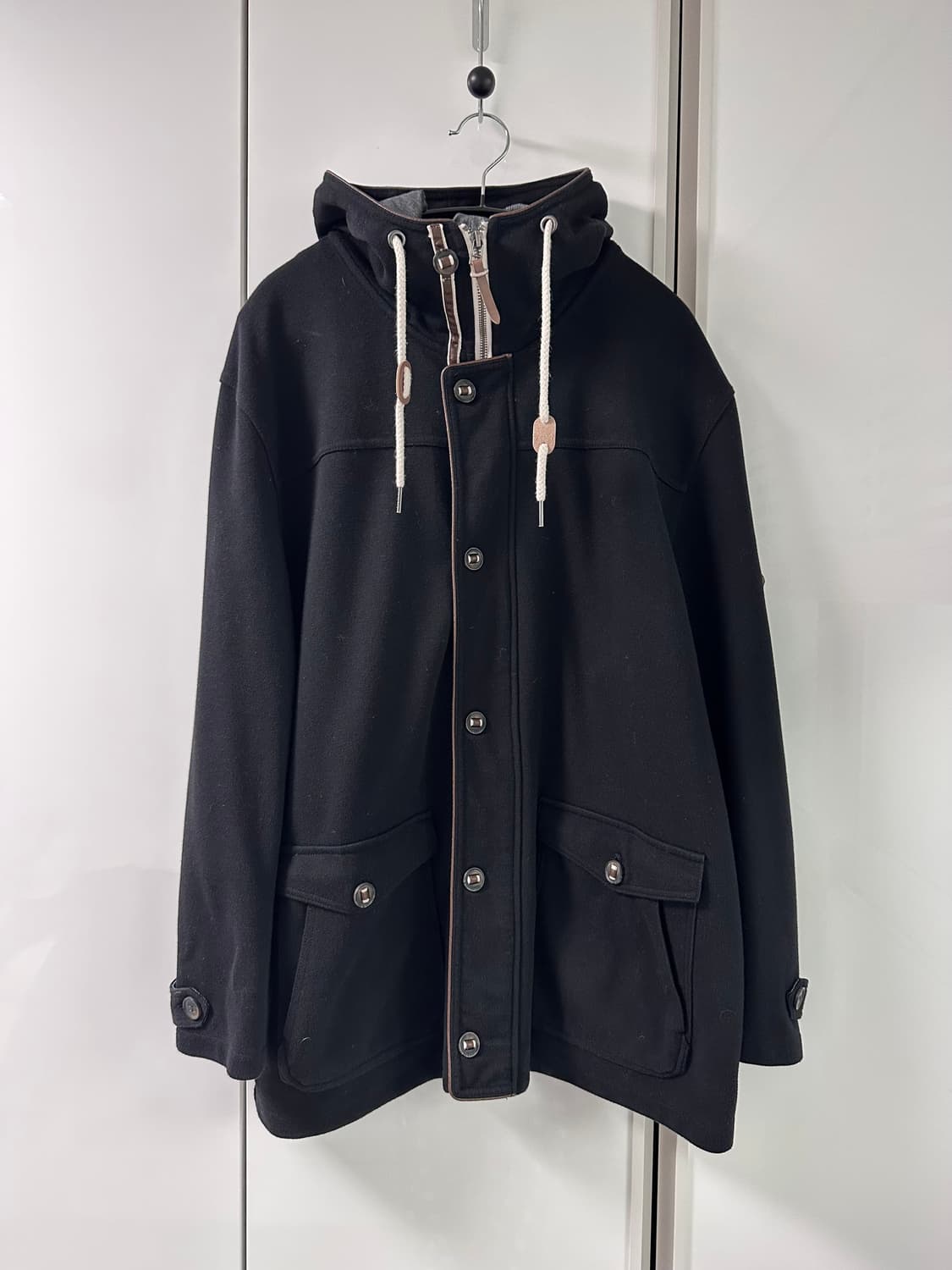 너드모리 하프코트 블랙 상품이미지1