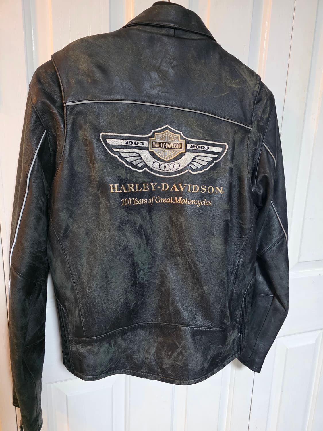 할리데이비슨 100주년 가죽 자켓 L 한국 105 XL 라이더 상품이미지2