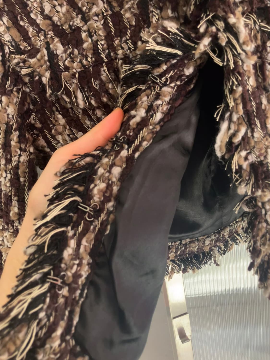 프린지 트위드 자켓 상품이미지3