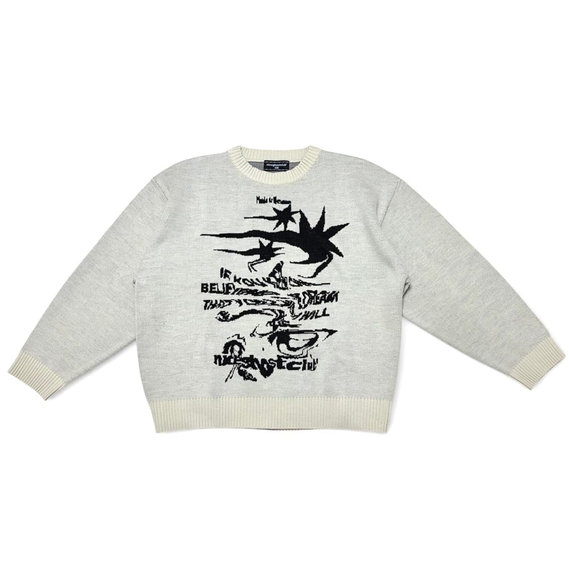 TORNADO LOGO KNIT_IVORY(NG2DFUK607A) 상품이미지2