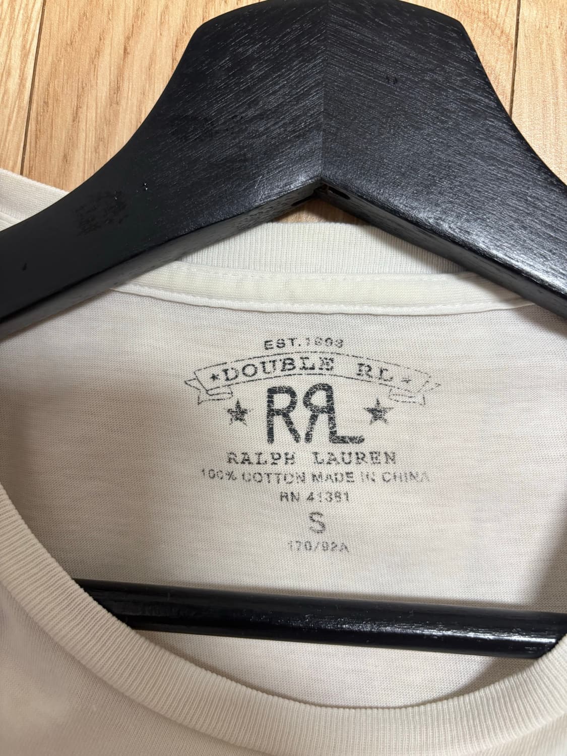 [S] RRL 코튼 저지 크루넥 티셔츠 화이트 상품이미지5