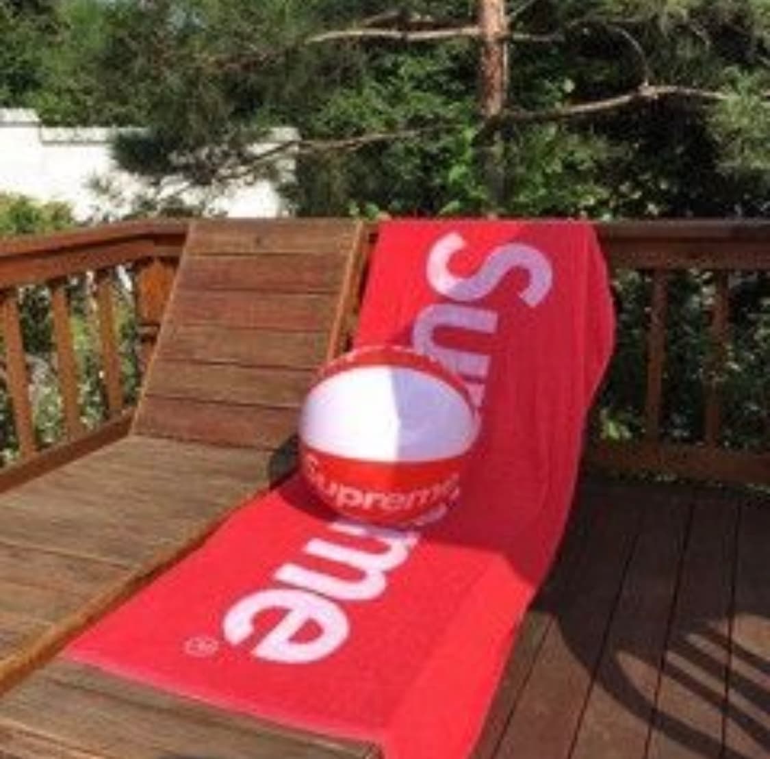 슈프림 12ss SUPREME 비치 타올 박스로고 타월 인테리어 패브릭 상품이미지1