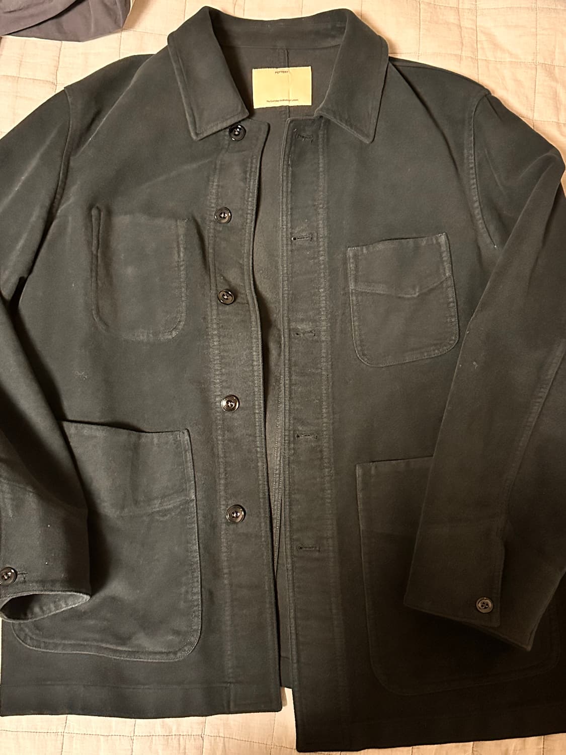 포터리 몰스킨 워크자켓 네이비 1 상품이미지1