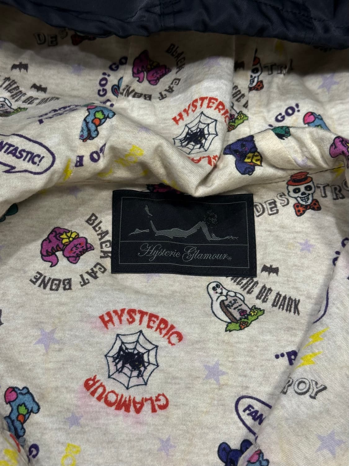 히스테릭 글래머 아카이브 히스걸 자수 패치 후드 집업 자켓 상품이미지5