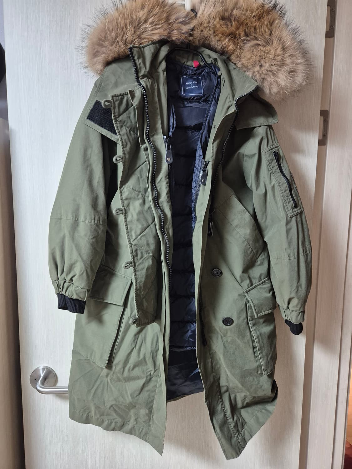 프론트로우 x 로우클래식  프리미엄 밀리터리 구스 다운 파카 상품이미지5