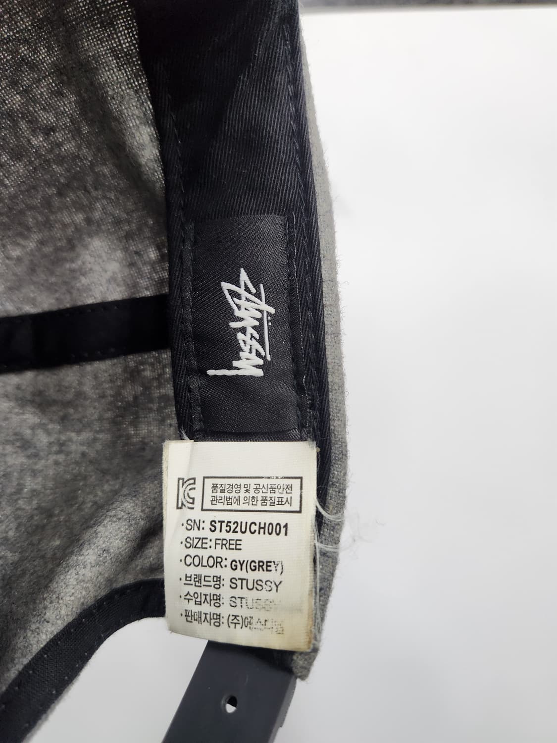 스투시 그래이 캡 상품이미지5