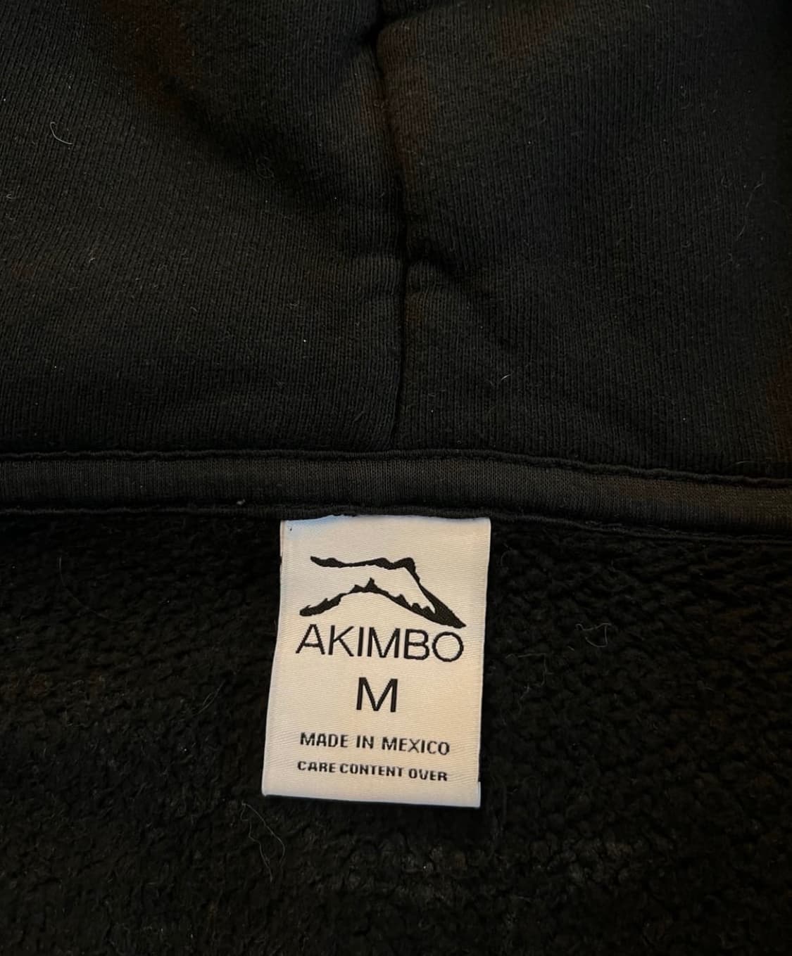 아킴보 클럽 페이디드 블랙 후드집업 M 상품이미지3