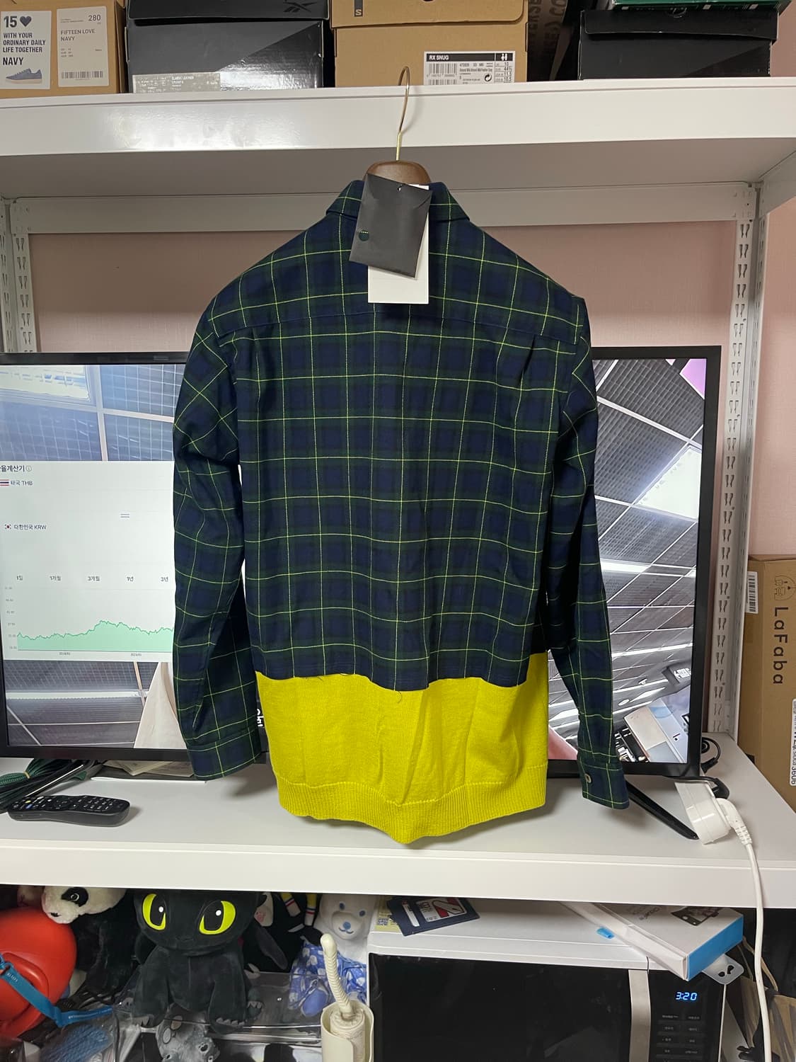 언더커버 셔츠 니트가디건 믹스 상품이미지3