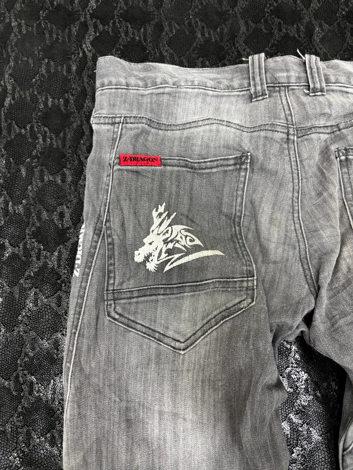 “Vintage” Grey Slim Fit Biker Pants 상품이미지9