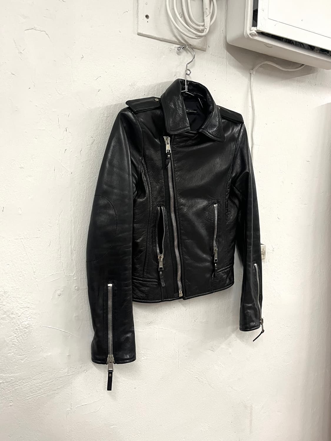 발렌시아가 2012FW 컬렉션 레더 라이더 자켓 상품이미지2