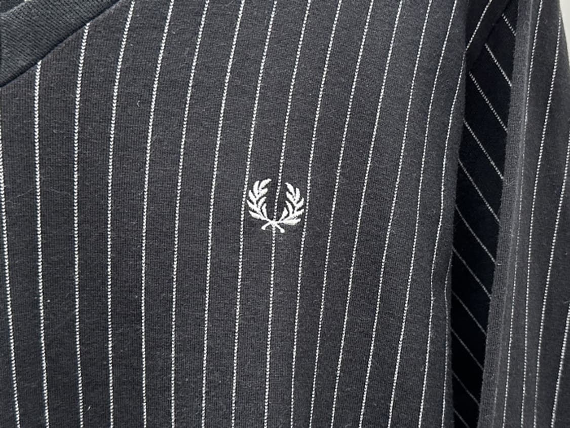 FRED PERRY V넥 스트라이프 롱슬리브 (M) 상품이미지4