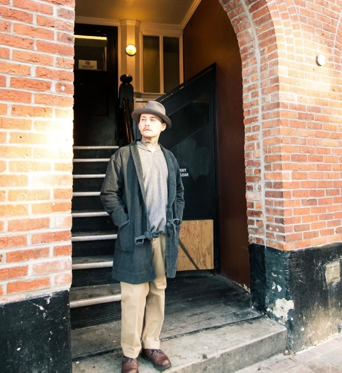 올드조 코듀로이 아미 랩 코트 Old Joe  상품이미지1