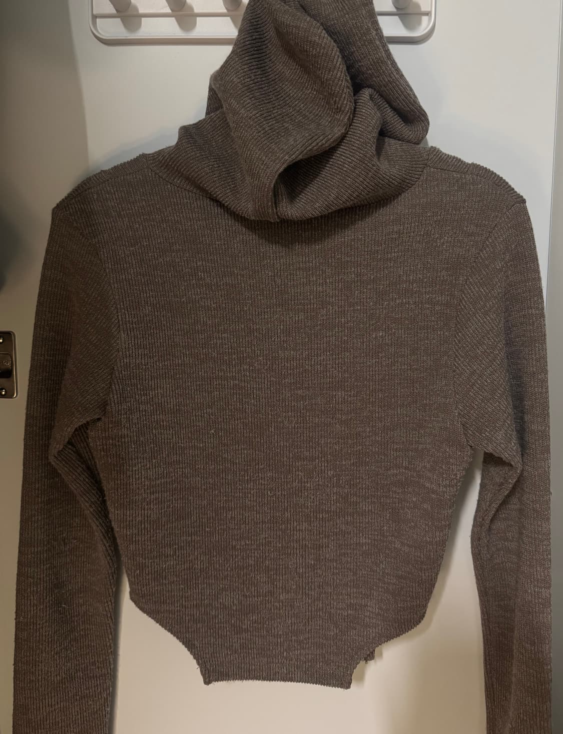 크롭 후드 집업  상품이미지2