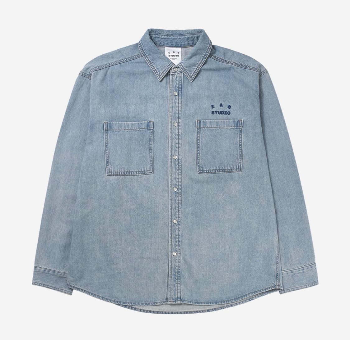 아이앱 스튜디오 데님 셔츠 블루 상품이미지1