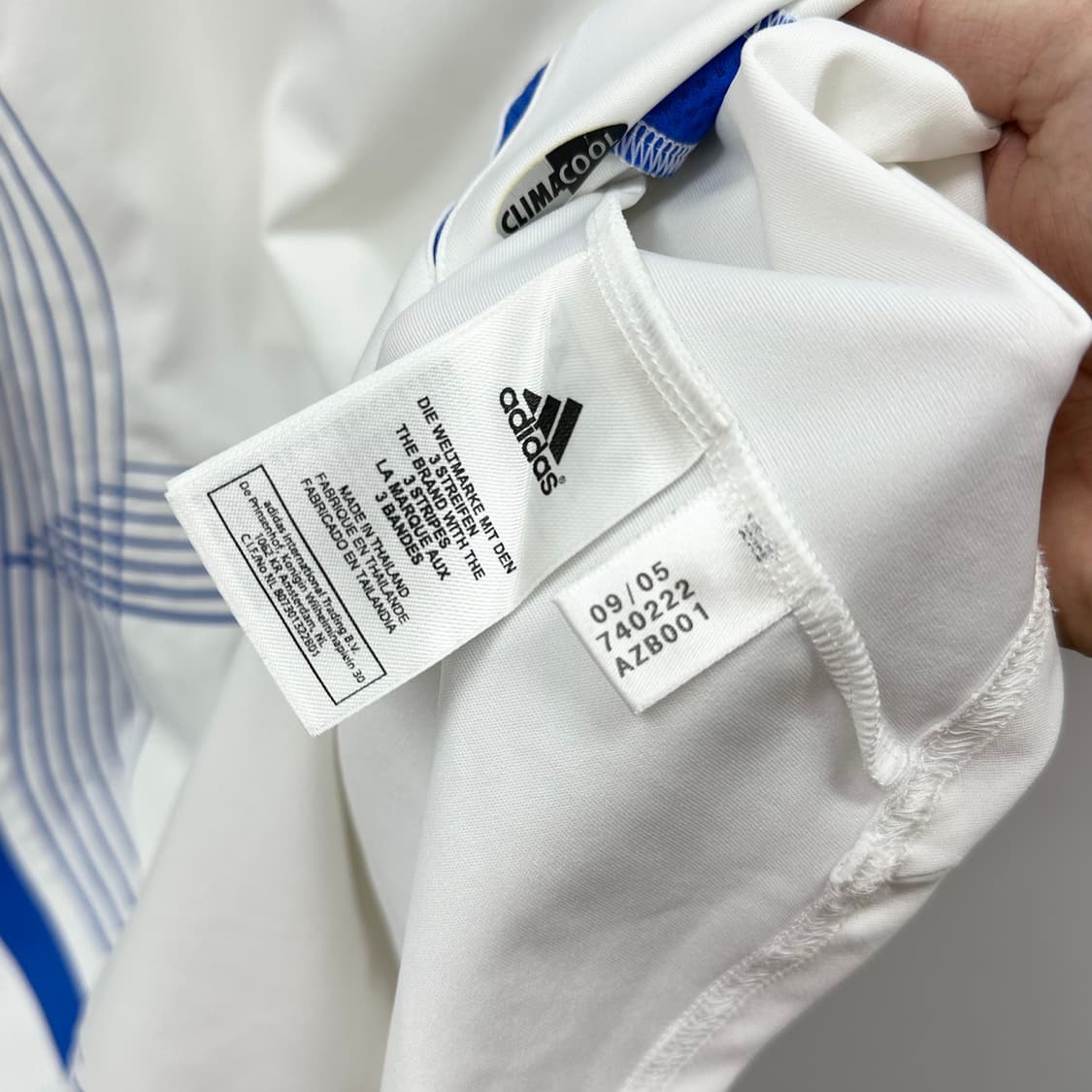 아디다스 그리스 국대 06-08시즌 홈 노마킹 유니폼 해외L 상품이미지8