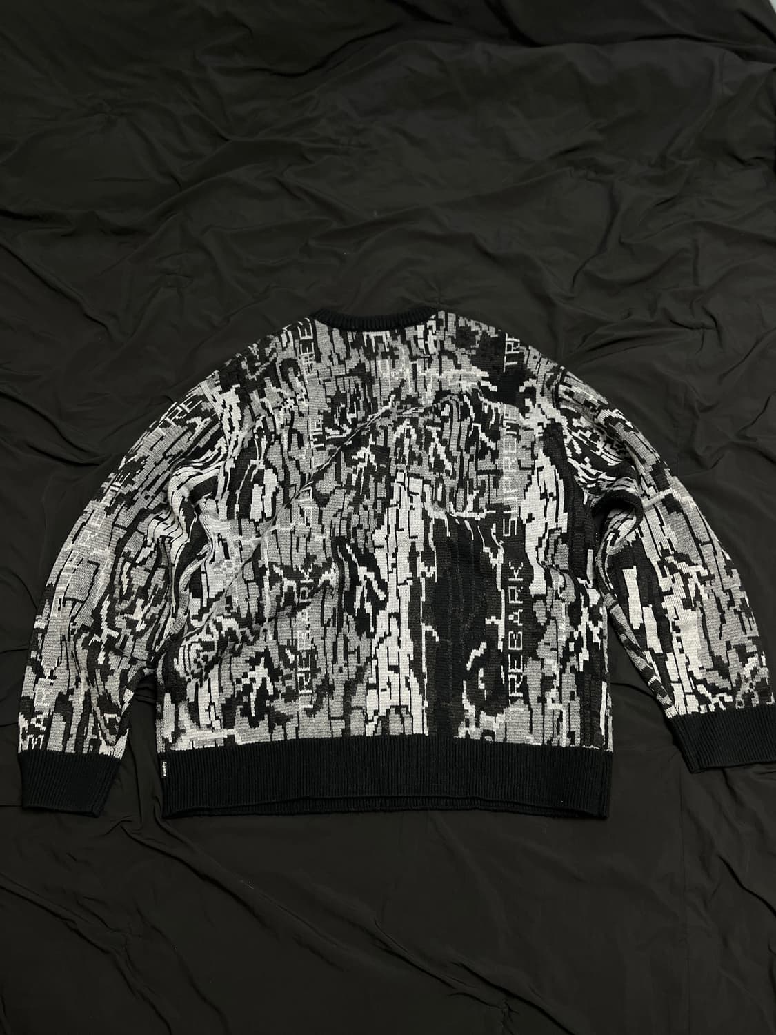 슈프림 크레바커 카모 스웨터 블랙 L 상품이미지2