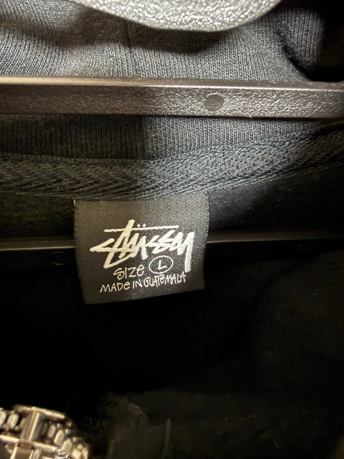 스투시 베이직 후드집업 블랙 상품이미지6