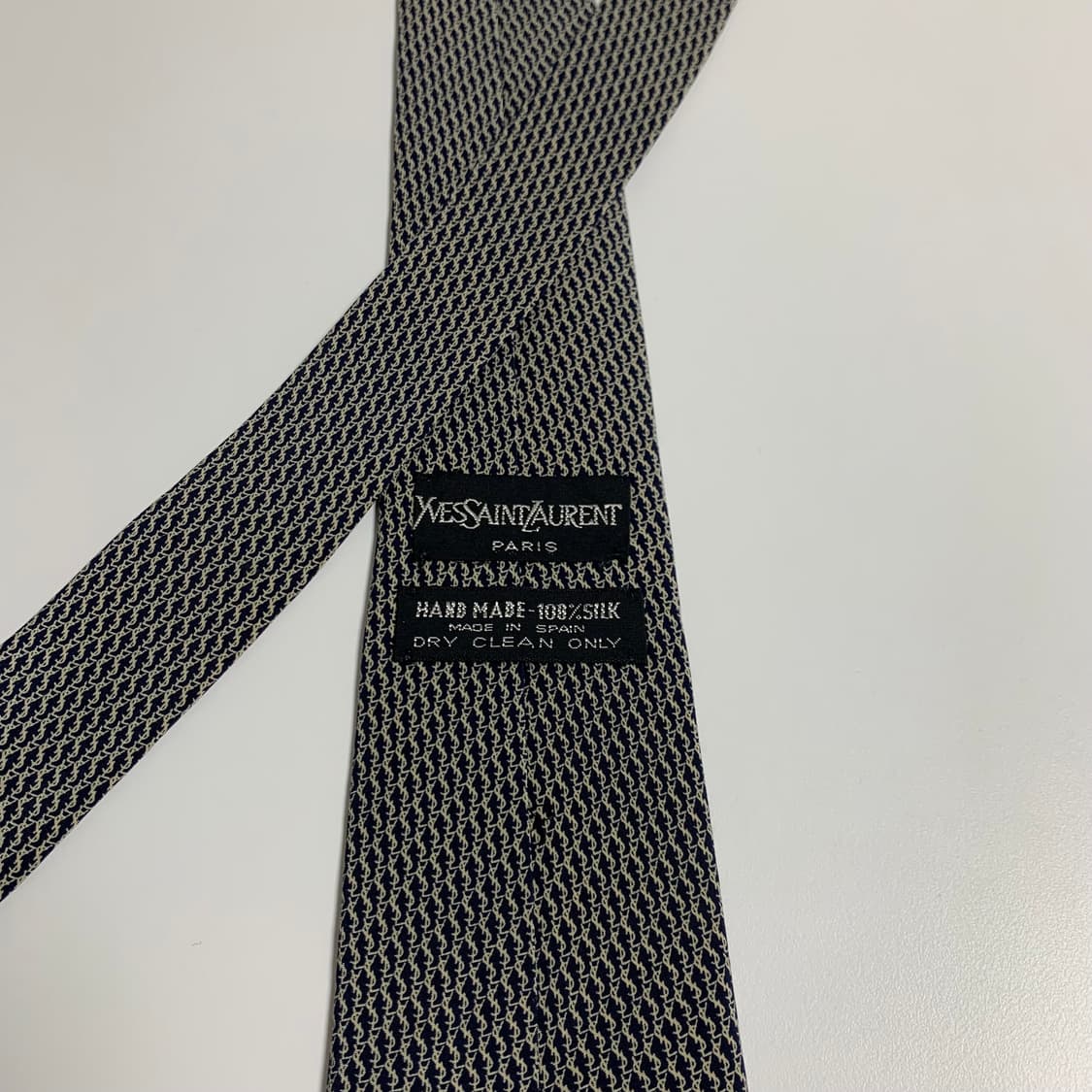 입생로랑(YSL) 모노그램 명품넥타이 A등급 8cm 100실크 상품이미지5
