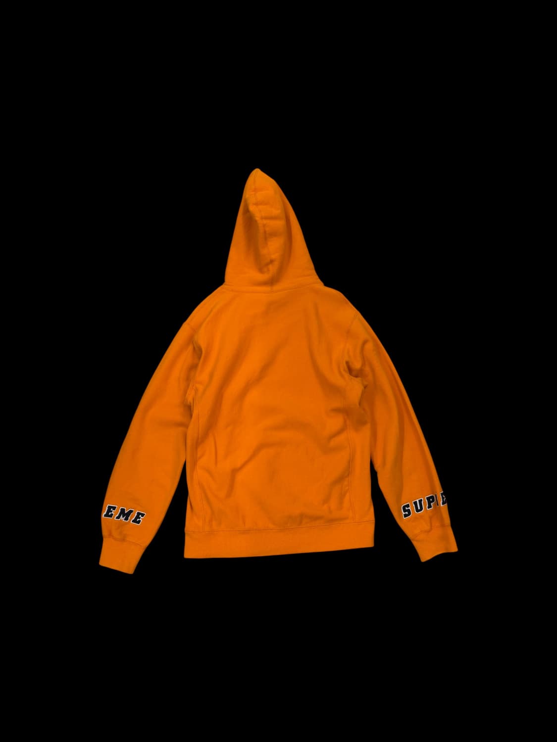 슈프림 슬리브 로고 후디 오렌지 상품이미지2