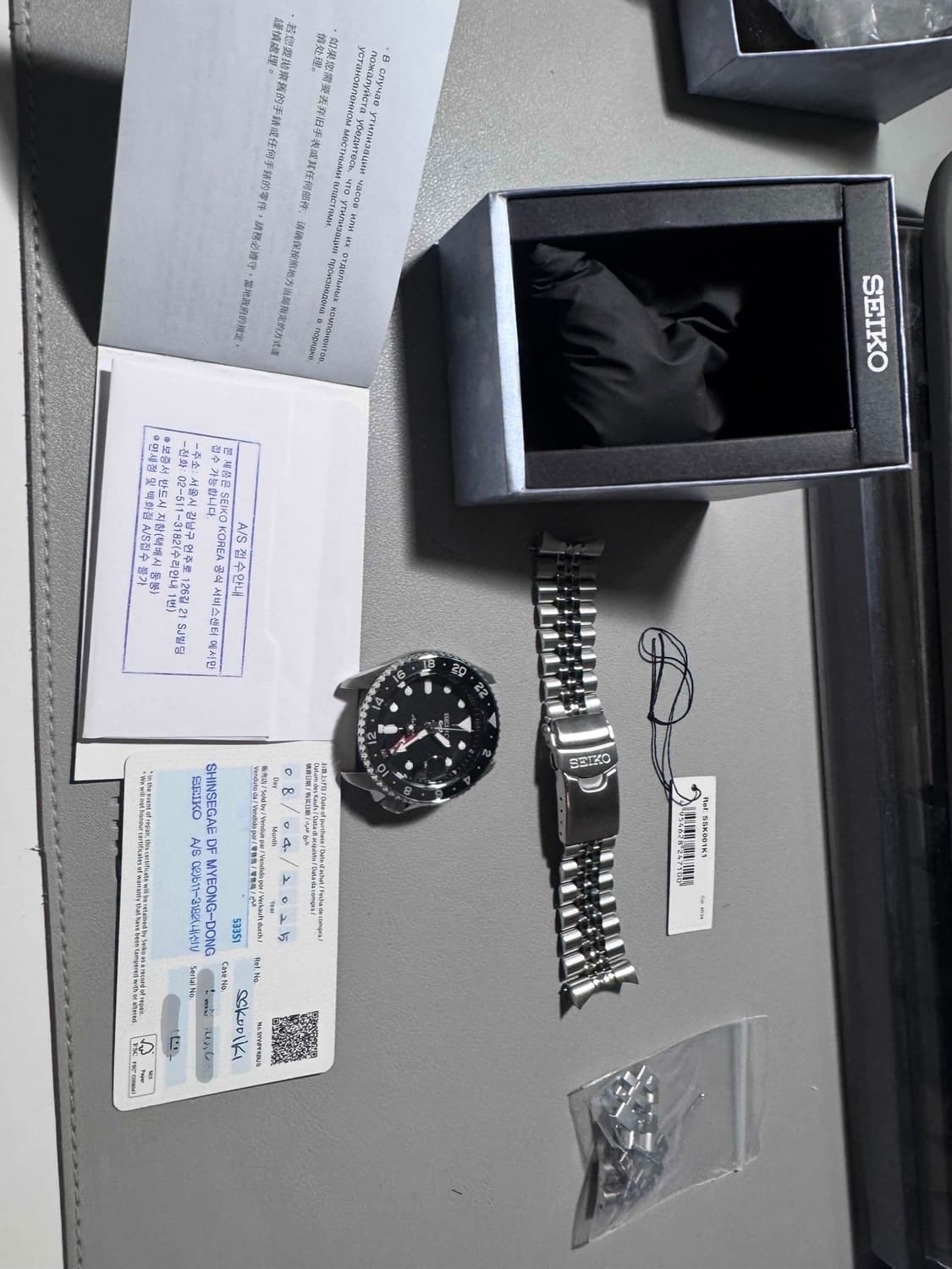 세이코 gmt SSK001K1 새상품급 상품이미지1