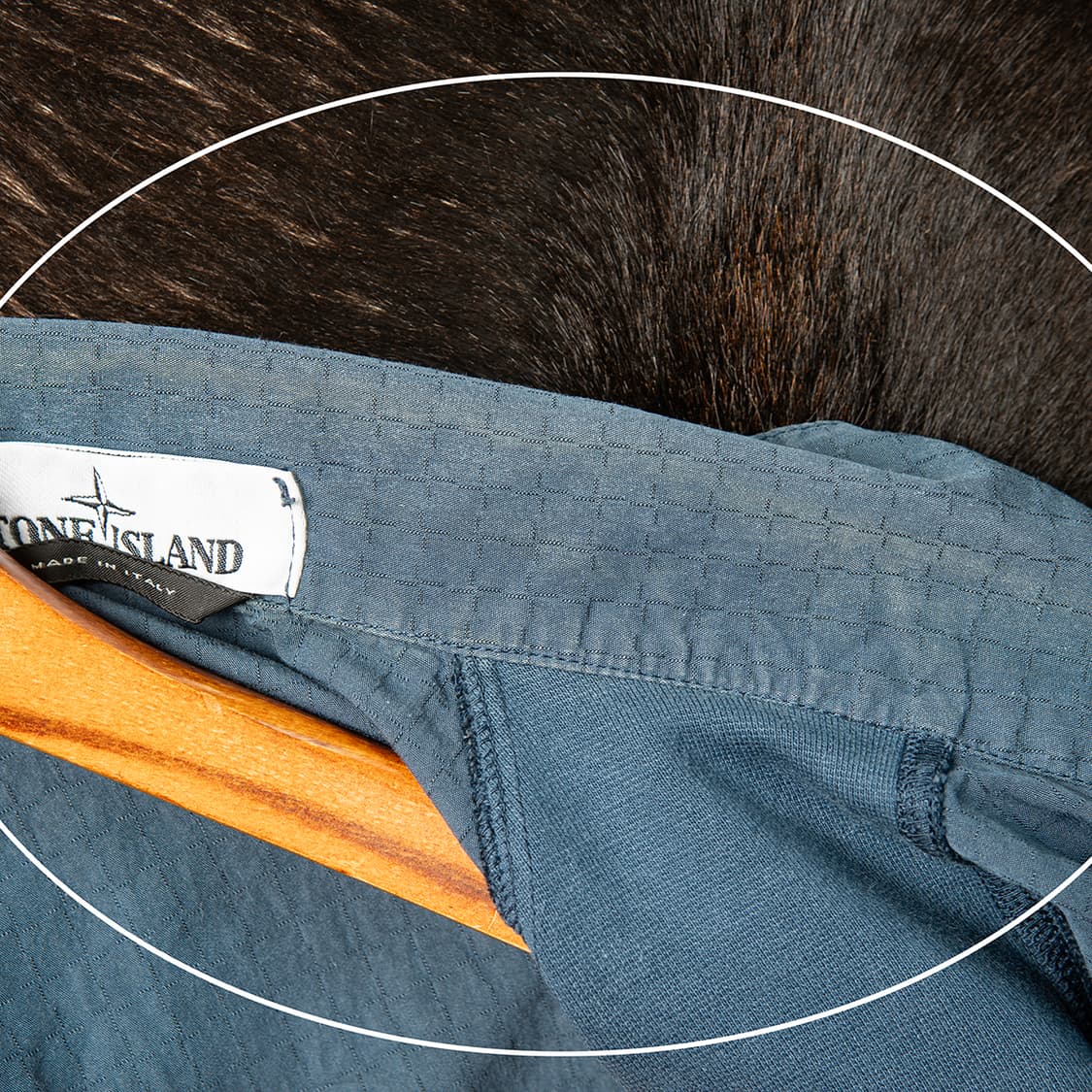 [XXL] 스톤아일랜드 17AW 가먼트다잉 코튼 나일론 립스탑 오버셔츠 상품이미지10