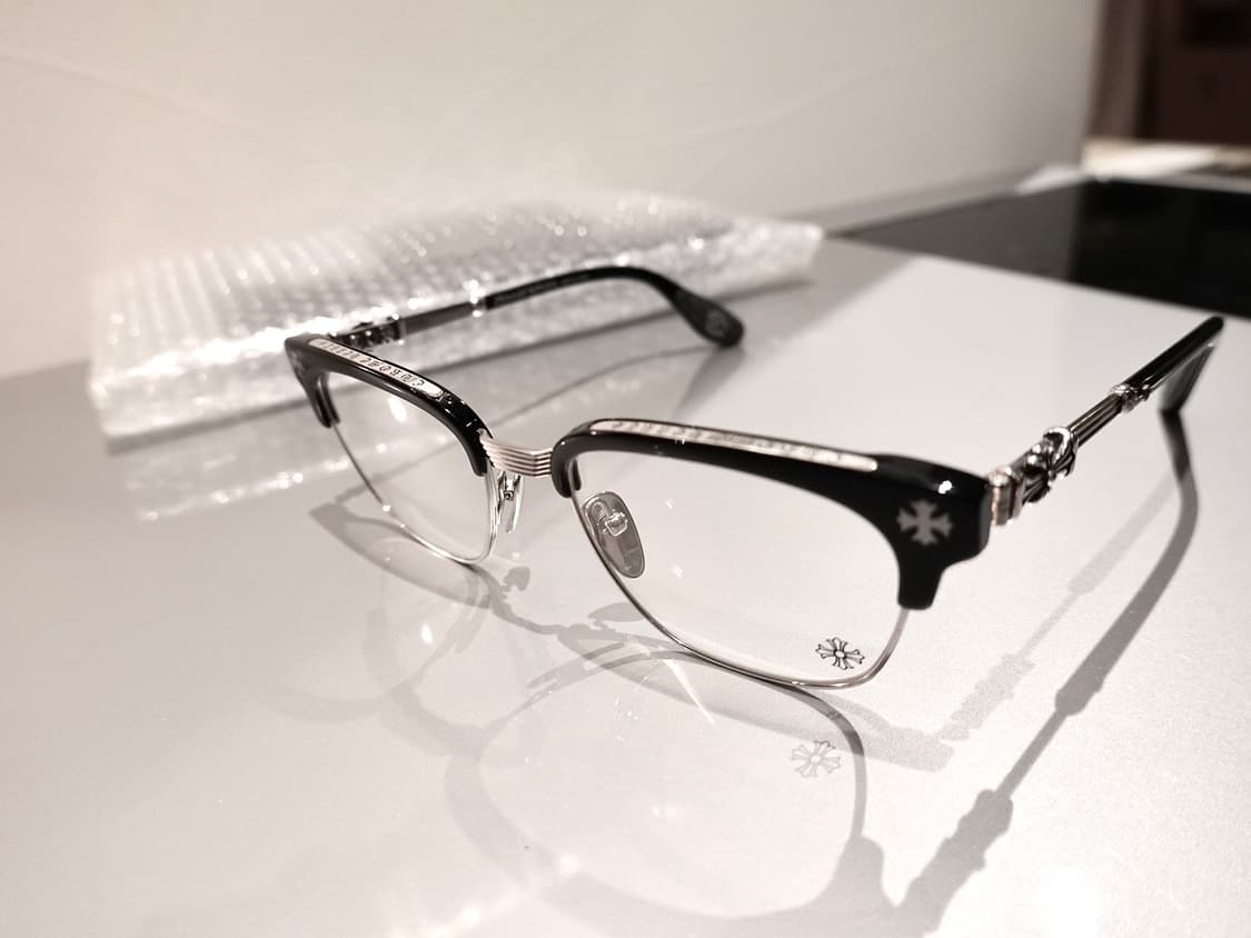 크롬하츠 보넨노이슈어2 블랙/브러쉬드실버 안경 상품이미지4