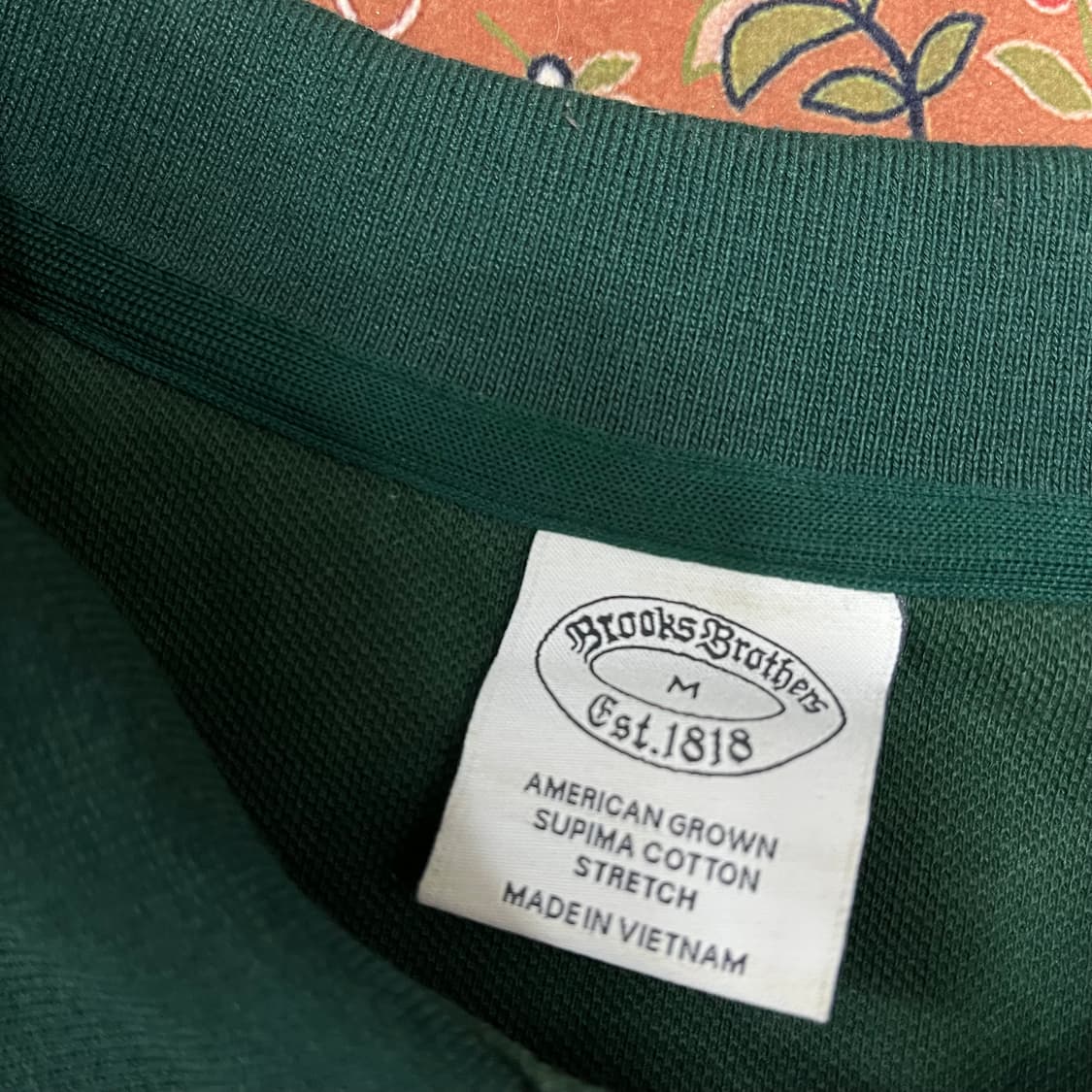 브룩스 브라더스 수피마 코튼 PK 반팔 카라티 M/100 상품이미지6