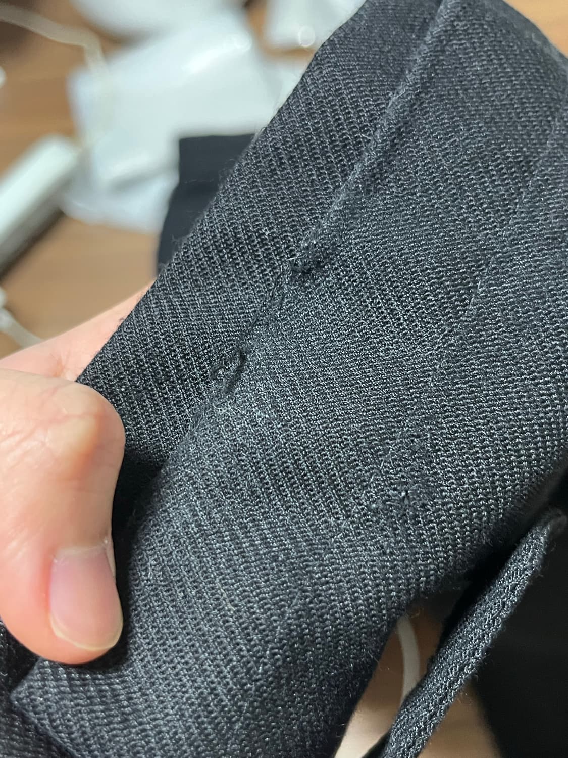 INSILENCE 울 카고 팬츠 BLACK 상품이미지5