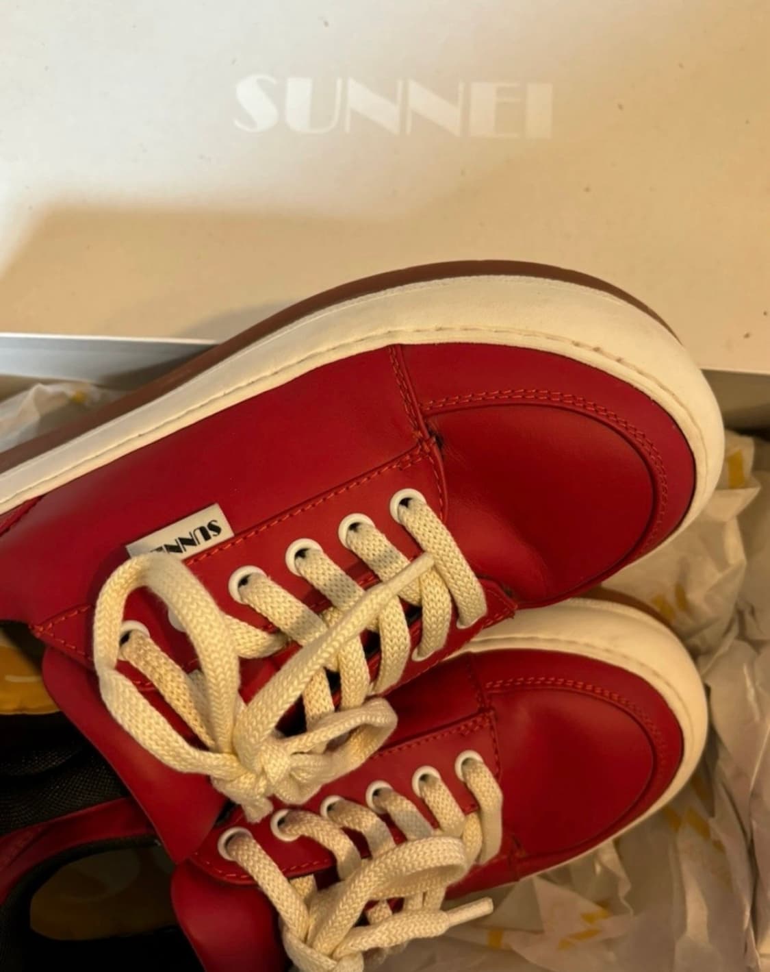 Sunnei Dreamy Leather Red  상품이미지2
