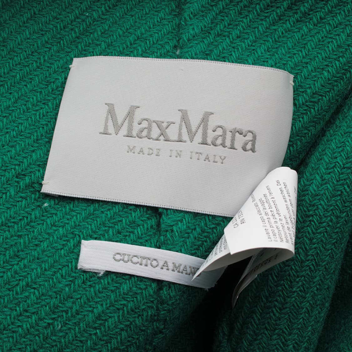 막스마라 하운드투스 체크 벨티드 핸드메이드 롱코트 55 상품이미지3