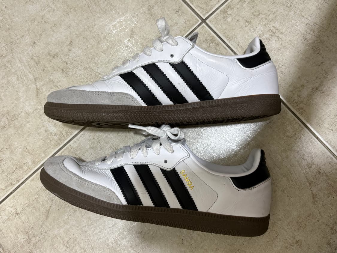 아디다스 삼바 OG - 화이트:블랙 250 상품이미지3