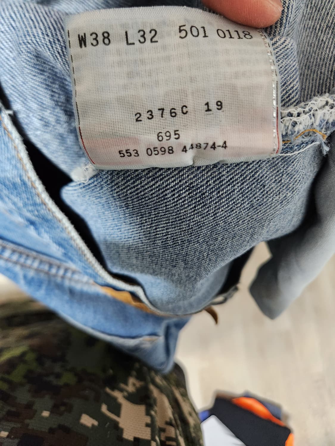 levis 90's 501 made in usa 38/32 상품이미지4