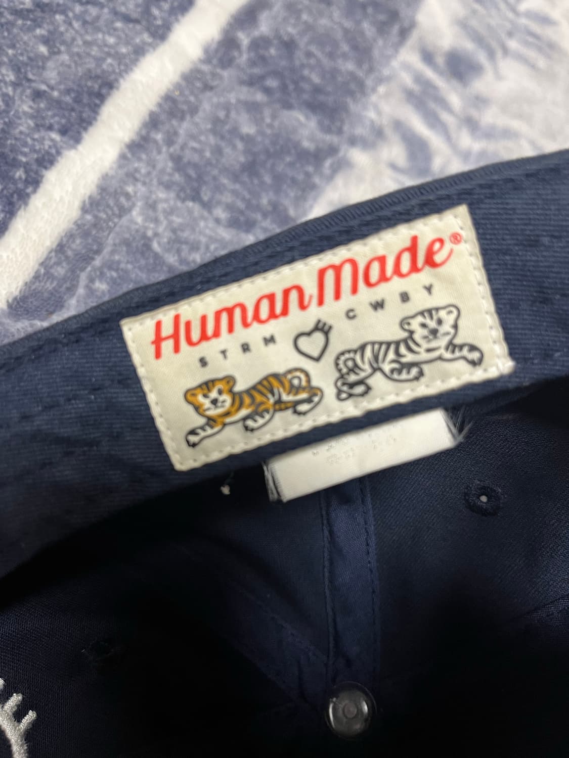 휴먼메이드 6패널 트윌 볼캡 빈티지 네이비 상품이미지6