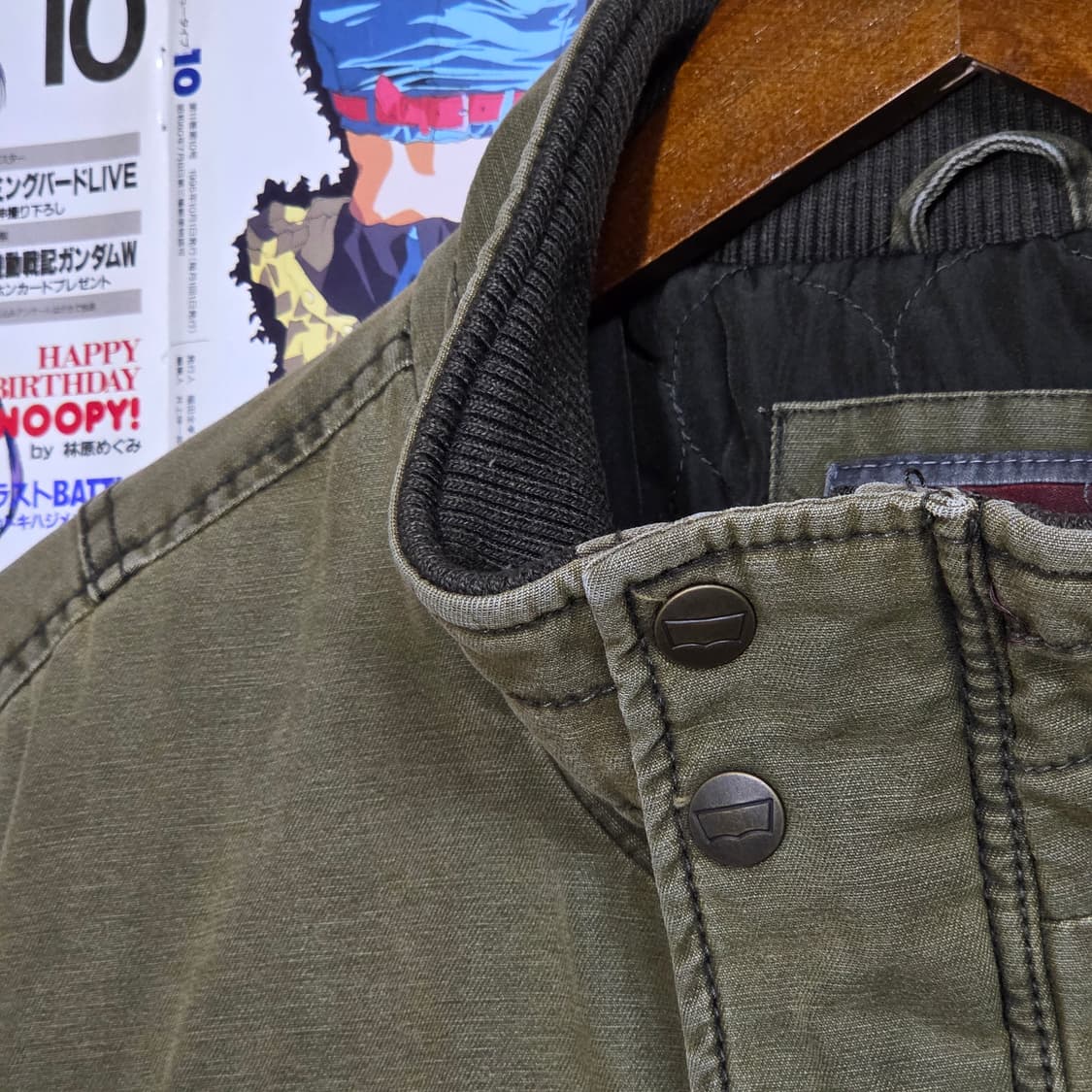 리바이스 카키 브라운 멀티포켓 누빔 자켓 상품이미지3