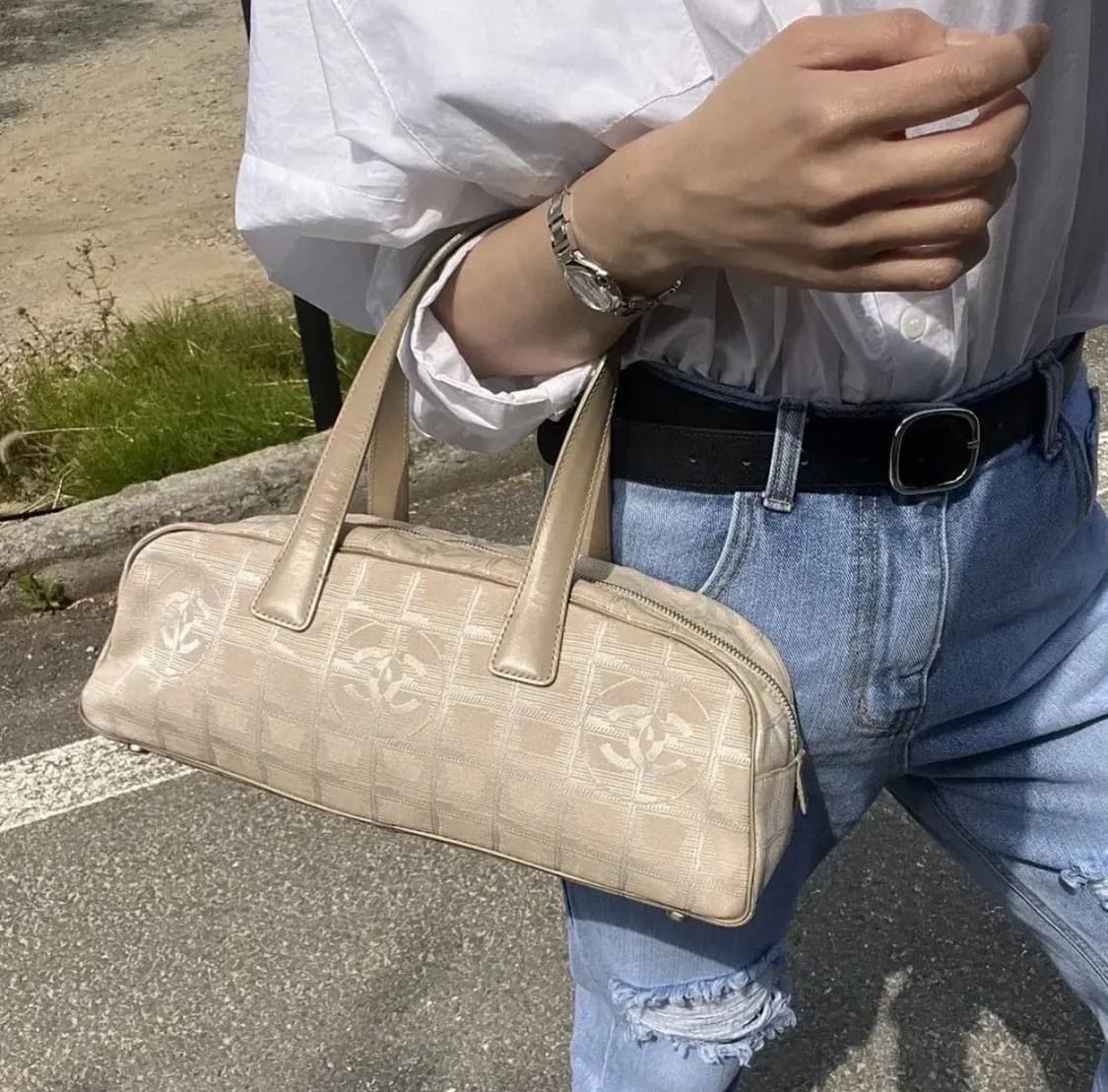 샤넬 뉴트레블 패브릭 토트백 상품이미지10