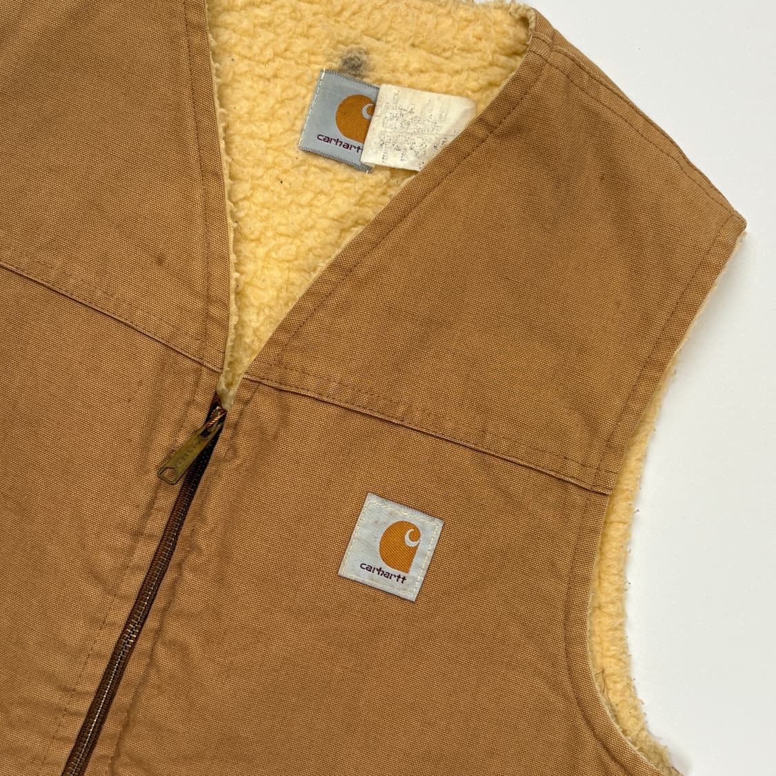 90s 유니온메이드 칼하트 덕 베스트 (베이지) 상품이미지2