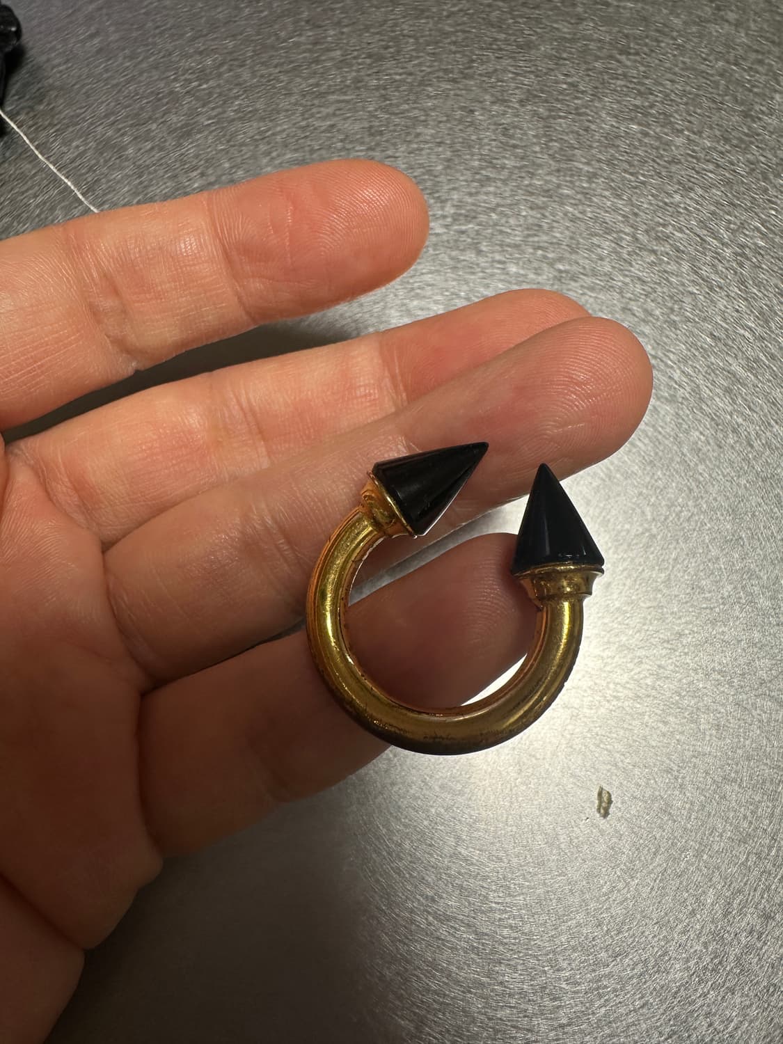 VITA FEDE 비타페데 골드 블랙 스파이크 반지 (13호) 상품이미지6