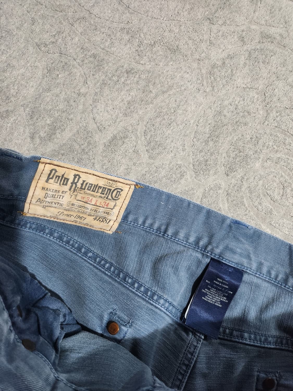 폴로 랄프로렌 빈티지 워싱 데님 팬츠-34 상품이미지6