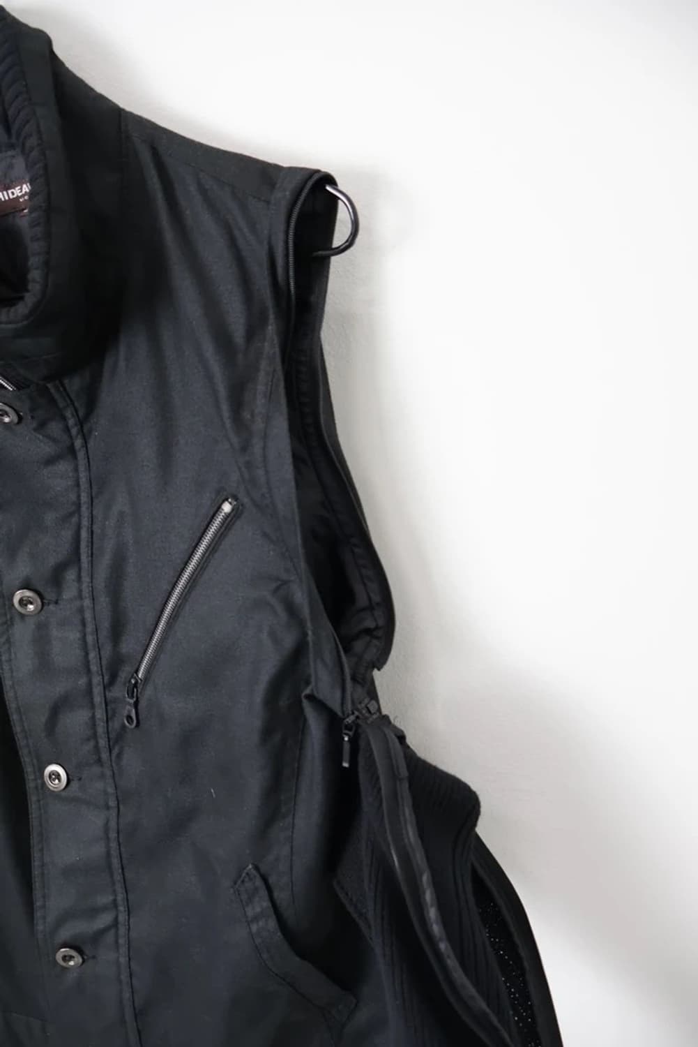 HIDEAWAYS Knit Sleeve Layered Jacket 상품이미지4