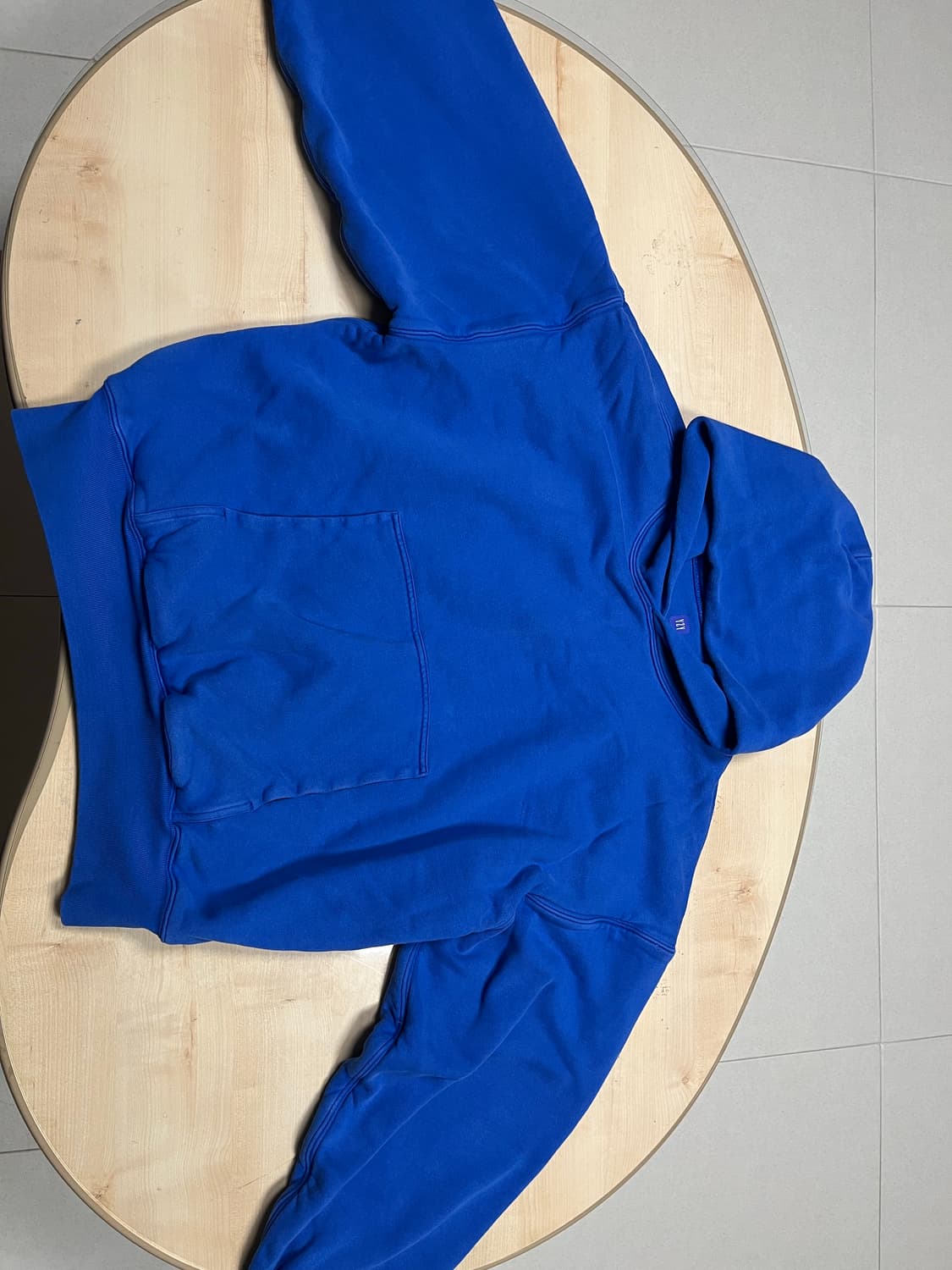 갭이지 후드티 블루L 상품이미지2